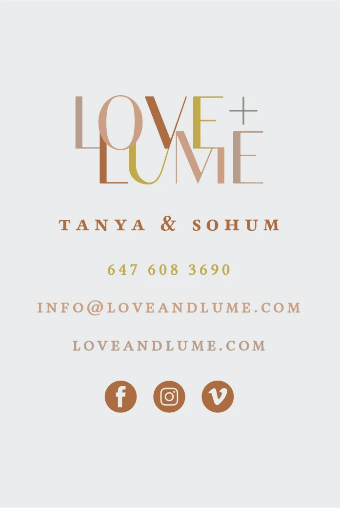 Business card design by Tanya Chopra